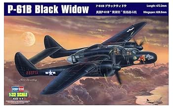 Amazon | ホビーボス 1/32 P-61B ブラックウィドウ プラモデル